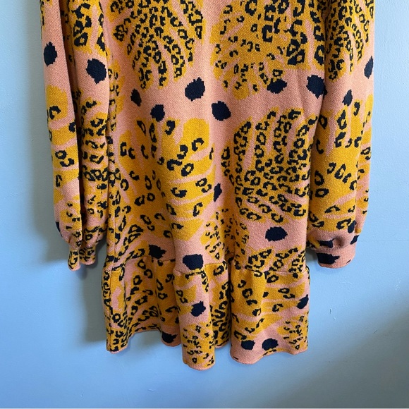 Farm Rio Palms Sweater Mini Dress - Picture 8 of 15